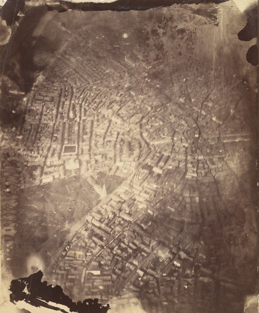 Boston kuumailmapallosta 1860-luvulta. tekijältä James Wallace Black