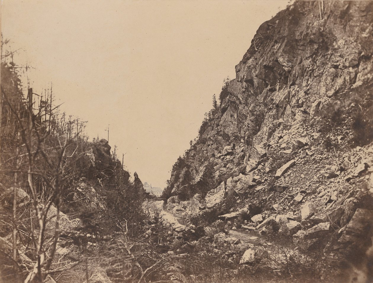 White Mountain Notchin johtaja, Crawford House, 1854. tekijältä James Wallace Black