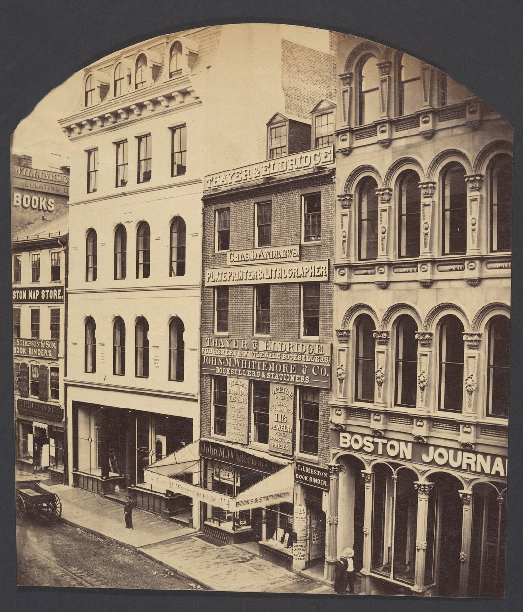Washington Street, Boston, n. 1860. tekijältä James Wallace Black