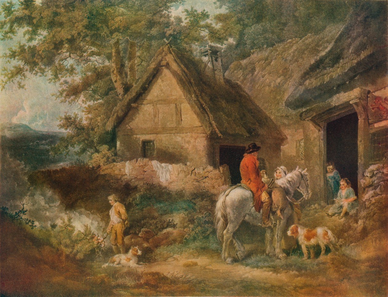 Rikkaruohoja polttava poika, 1799 tekijältä James Ward