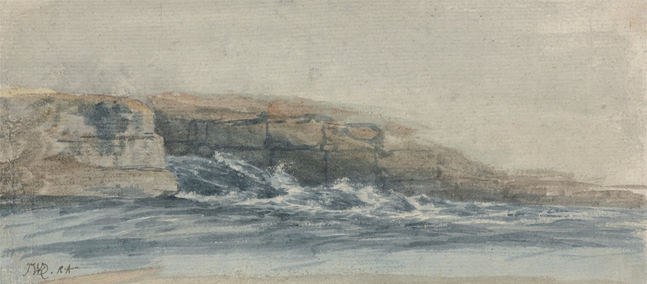Mar quebrando em Stony Cliffs em Leftfinnish tekijältä James Ward