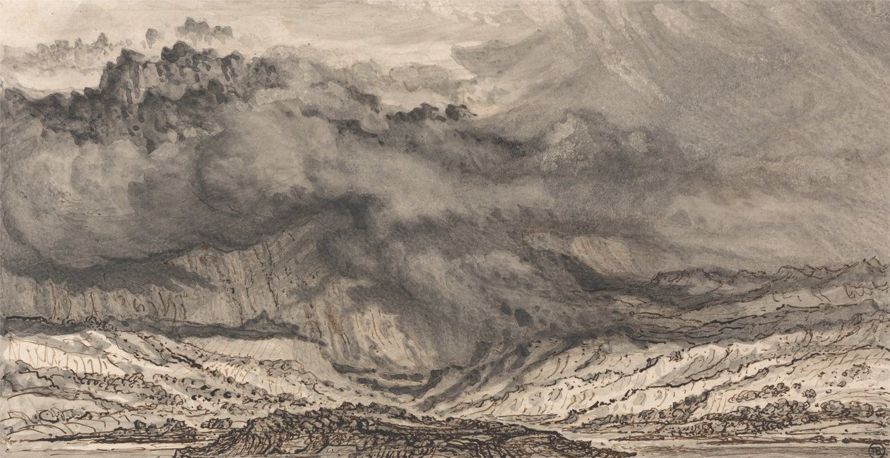 Snowdon, lähestyvä myrsky tekijältä James Ward