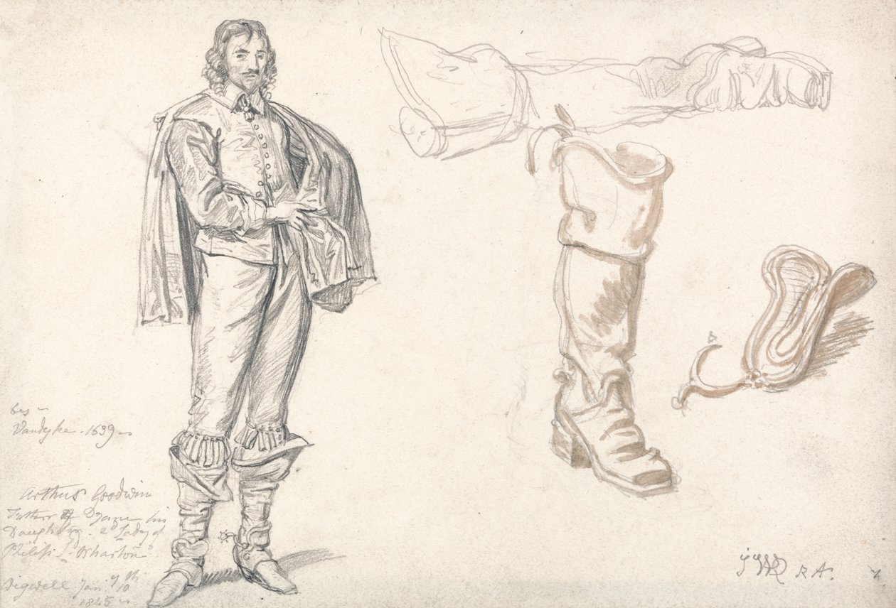 Tutkimuksia Anthony van Dyckin Arthur Goodwinin muotokuvan jälkeen tekijältä James Ward