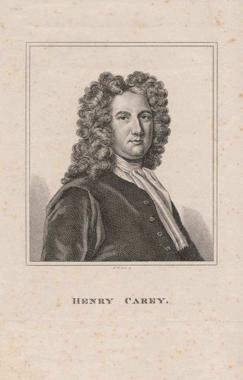 Henry Carey, kaiverrus R. Grave, noin 1800 tekijältä James Wasdail