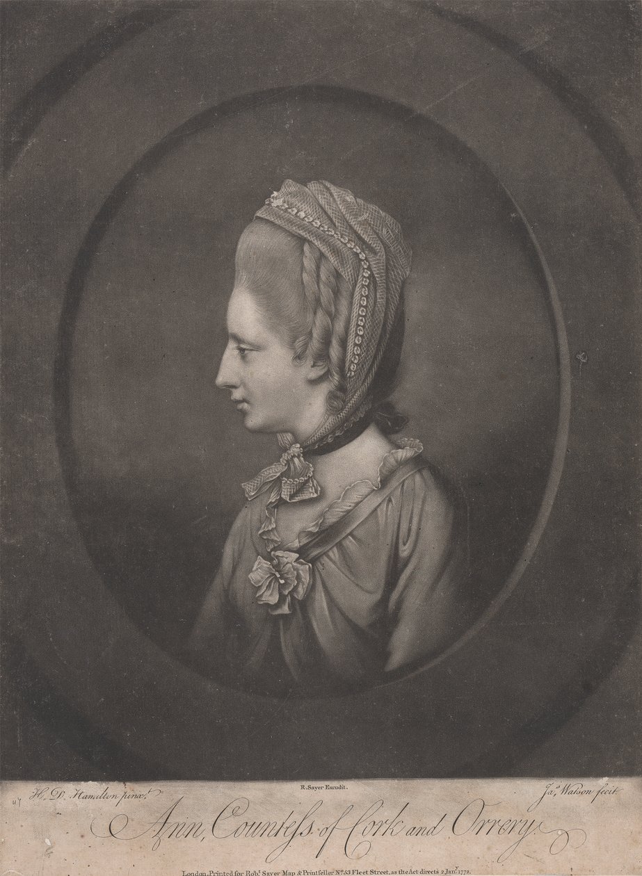 Anne, Condessa de Cork e Orrery (falecida em 1785) finlandesa tekijältä James Watson