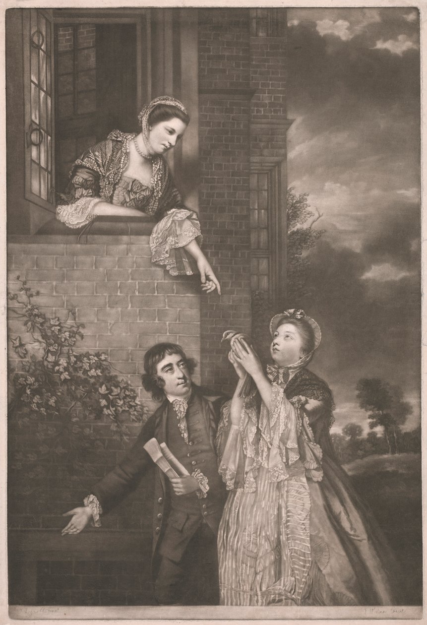 Charles James Fox, Lady Sarah Lenox ja Lady Susan Strangways tekijältä James Watson