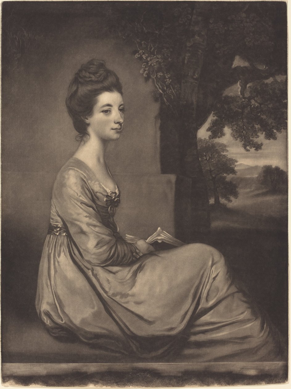 Jemima kreivitär Cornwallis tekijältä James Watson after Sir Joshua Reynolds