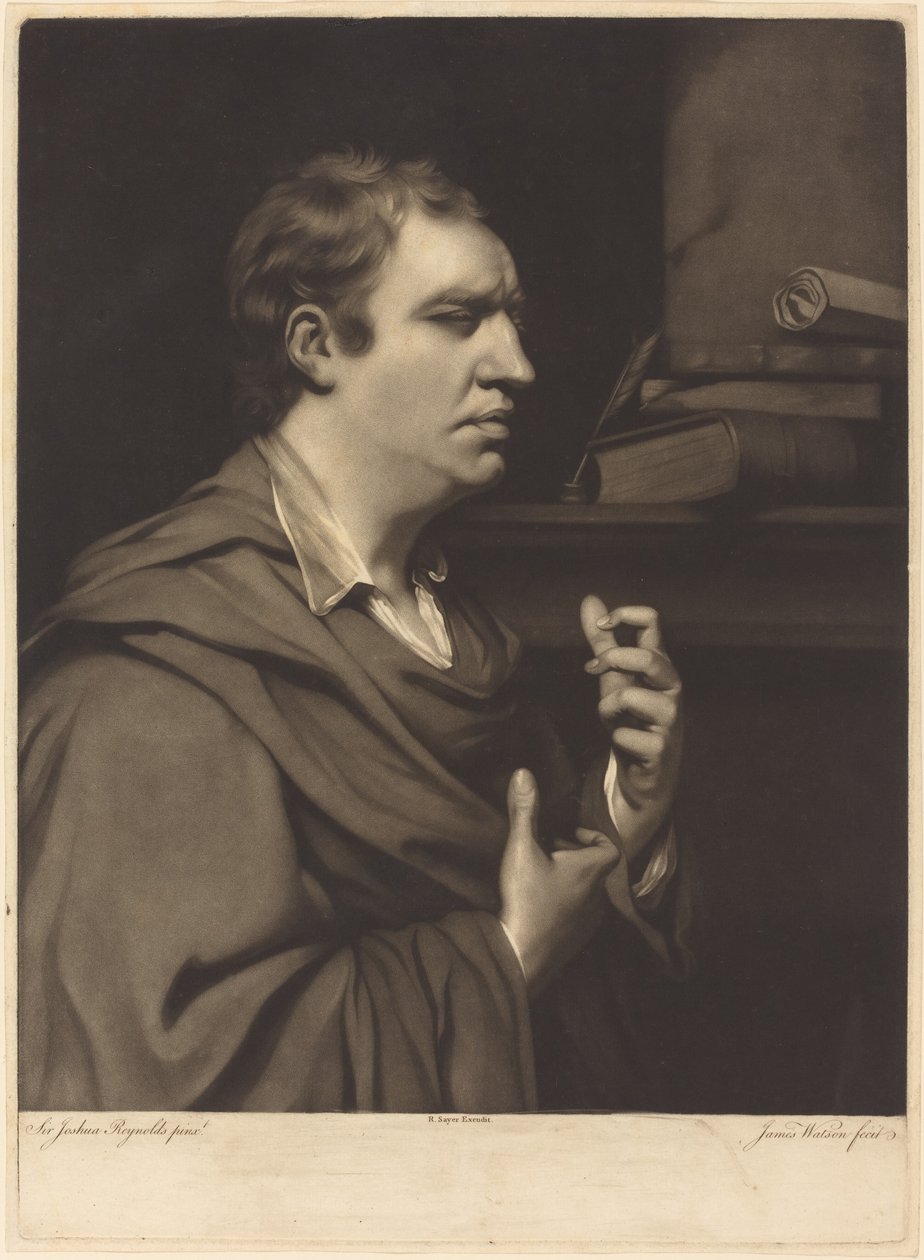 Samuel Johnson tekijältä James Watson after Sir Joshua Reynolds