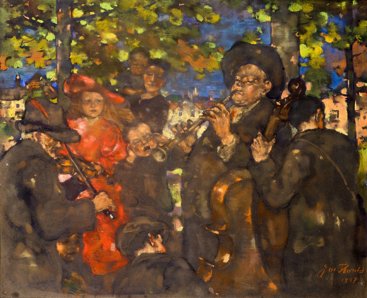 The Musicians (tai The Minstrels) tekijältä James Watterston Herald