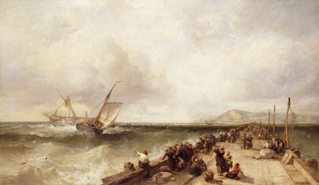 Honfleur, 1867 tekijältä James Webb
