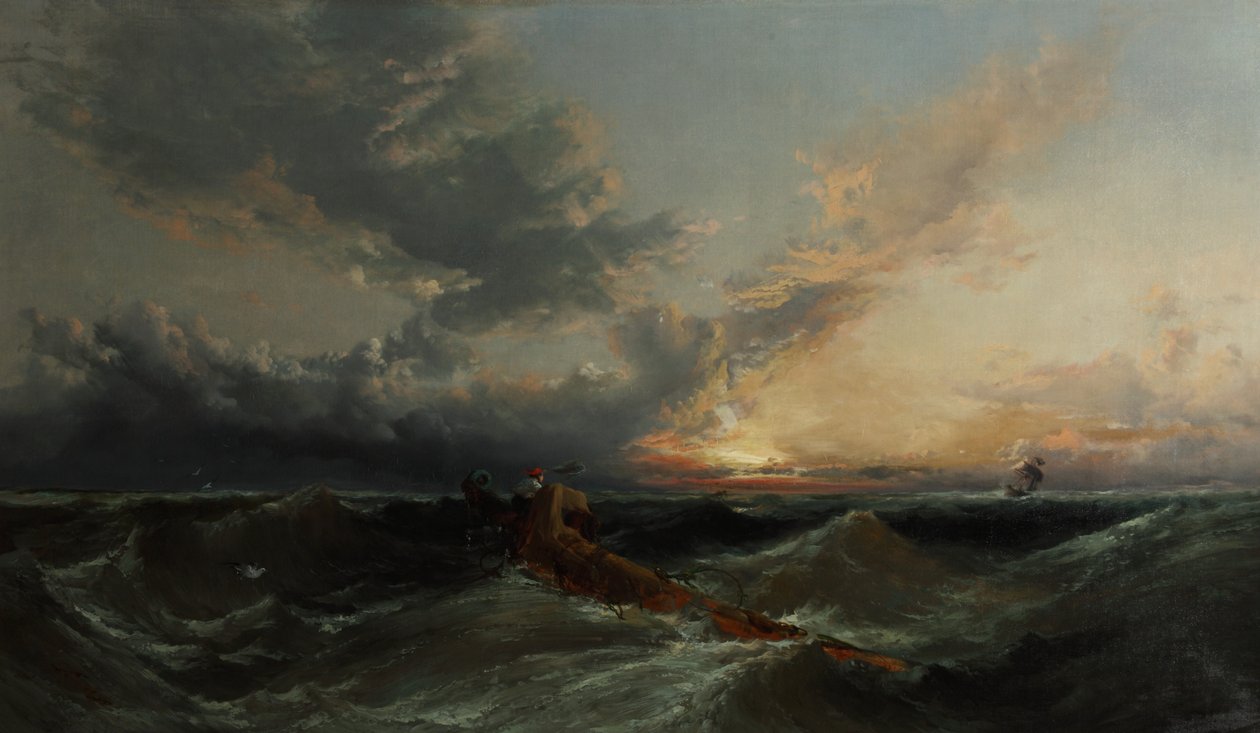 The Signal, n. 1860 (öljy kankaalle) tekijältä James Webb