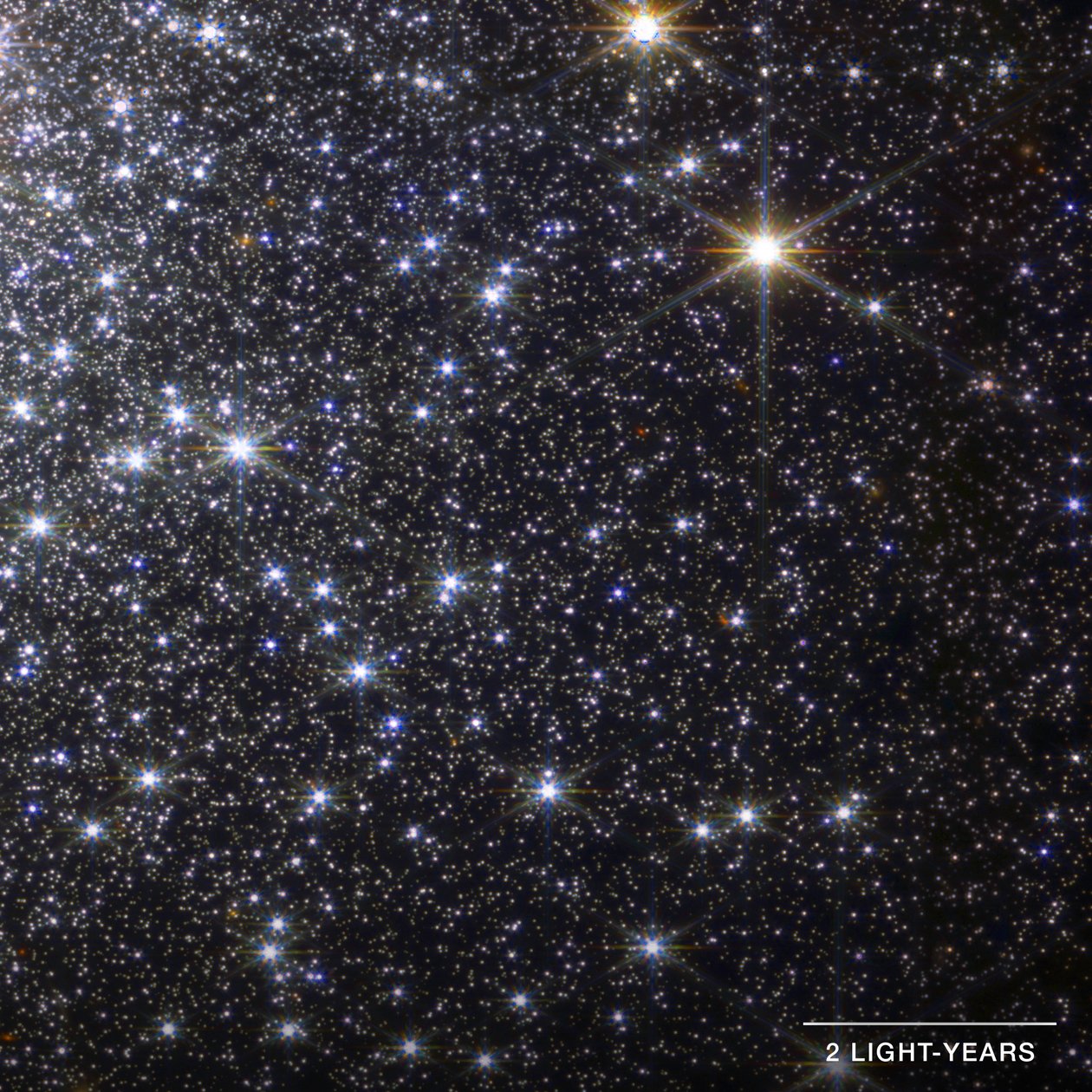 Globular Cluster M92 (NIRCam Detail) tekijältä James Webb Space Telescope (NASA)