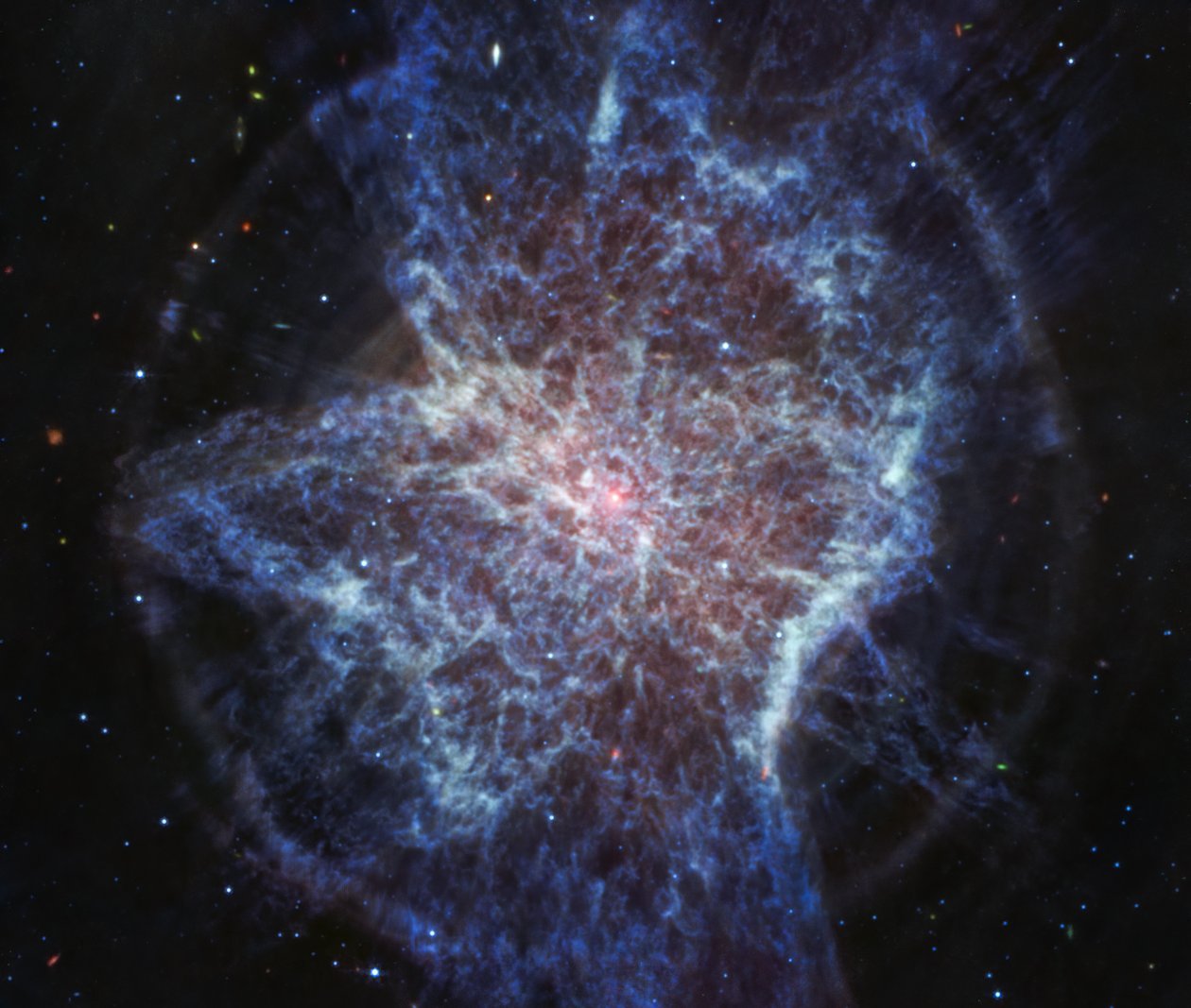 NGC 6072 (NIRCam Compass -kuva) tekijältä James Webb Space Telescope (NASA)