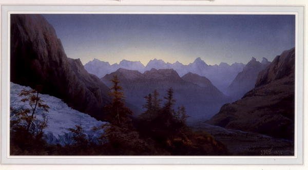 Aamunkoitto Alpeilla tekijältä James Whittet Smith