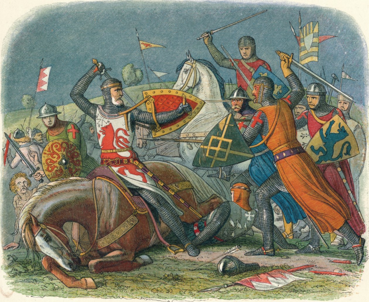 De Montfortin kuolema, 1265 1864 tekijältä James William Edmund Doyle