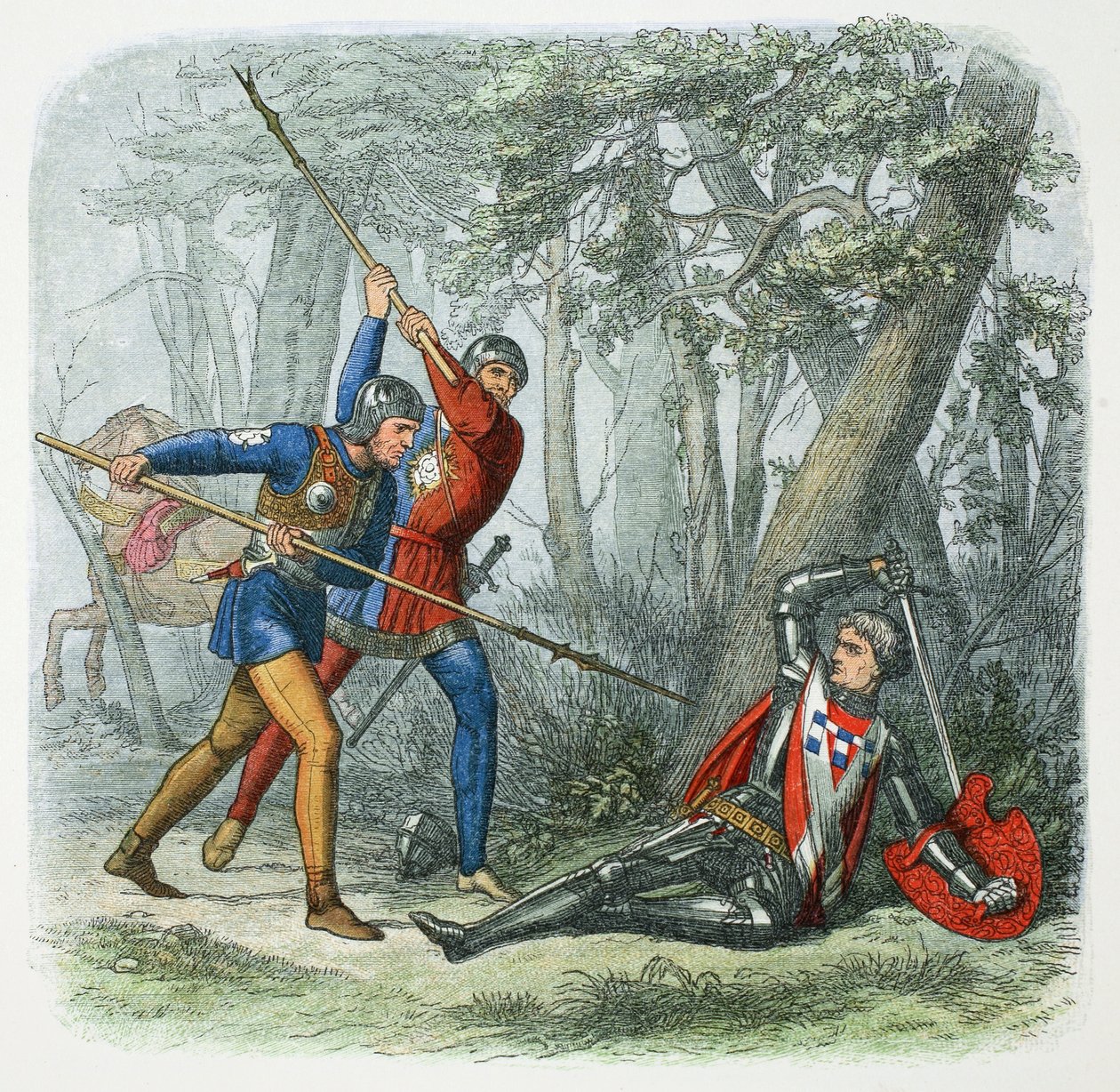 Kuninkaantekijän Warwickin kuolema, Barnetin taistelu, 1471 1864. tekijältä James William Edmund Doyle