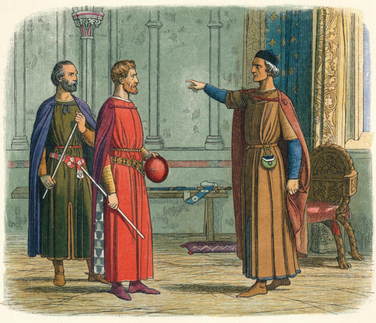 Edward uhkaa lordimarsalkkaa, 1297 1864 tekijältä James William Edmund Doyle