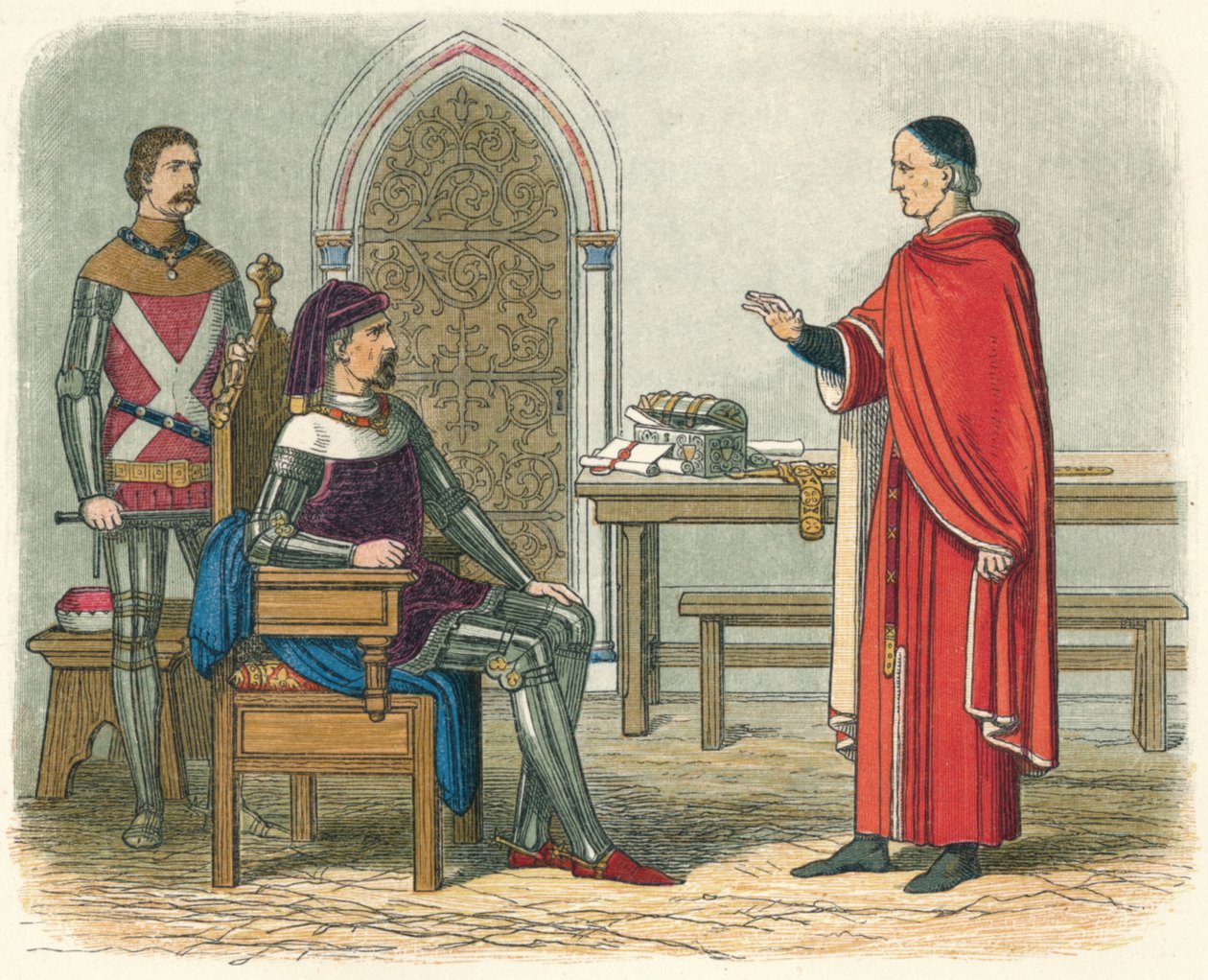 Gascoigne kieltäytyy tuomitsemasta prelaattia tai vertaista, 1405 1864 tekijältä James William Edmund Doyle