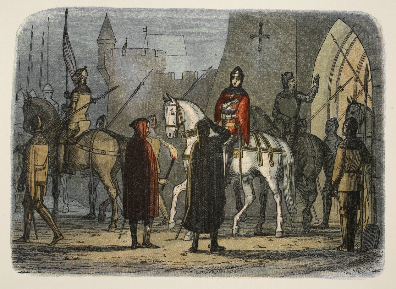 Henrik V marssi Lollardeja vastaan, A Chronicle of England eKr. 55 - 1485 AD, pub. Lontoo, 1863 tekijältä James William Edmund Doyle