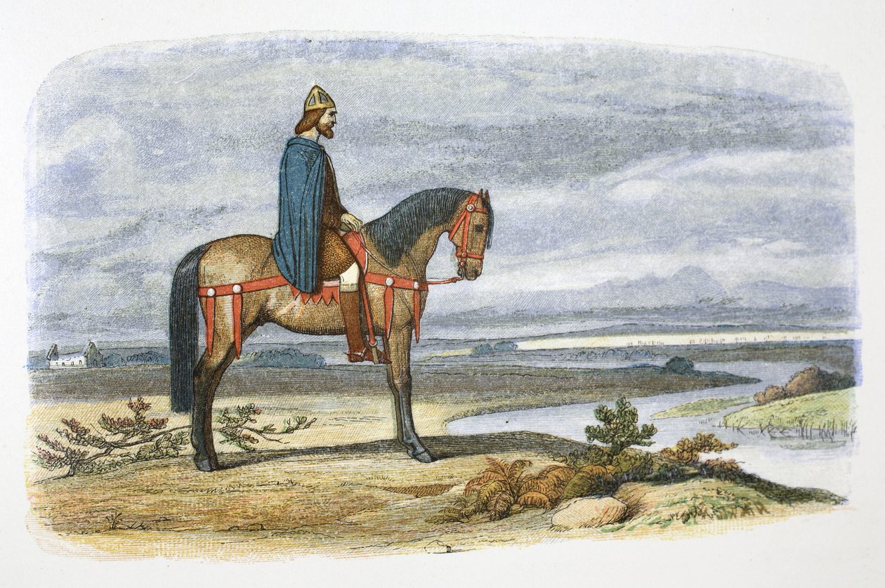 Kuningas Alfred suunnittelee Tanskan laivaston valtaamista, 892 1864 tekijältä James William Edmund Doyle