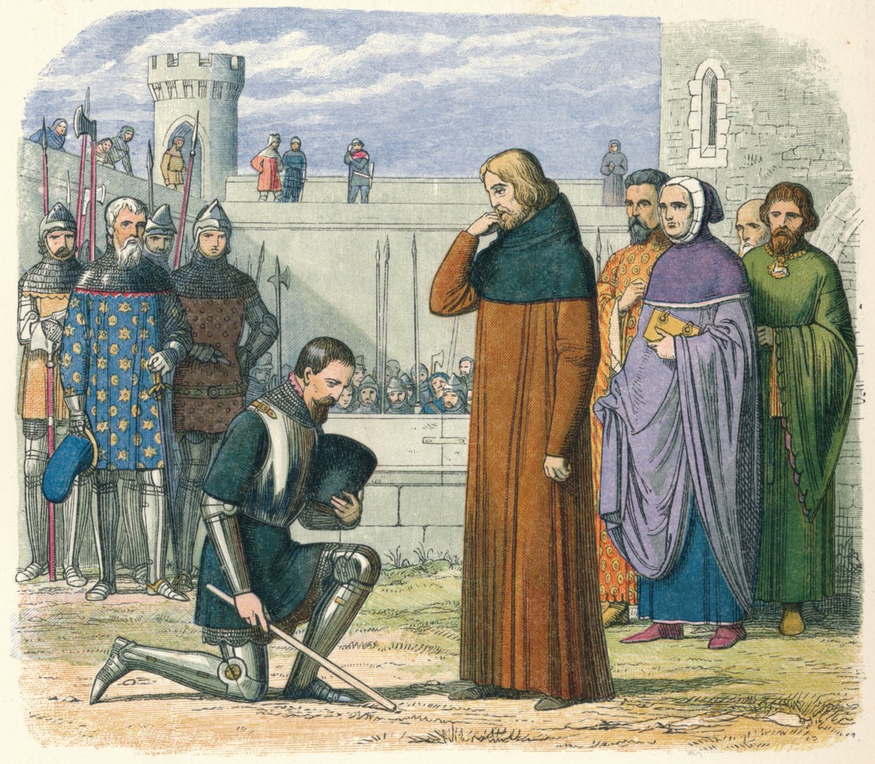 Richardin ja Henryn tapaaminen, 1399 1864. tekijältä James William Edmund Doyle