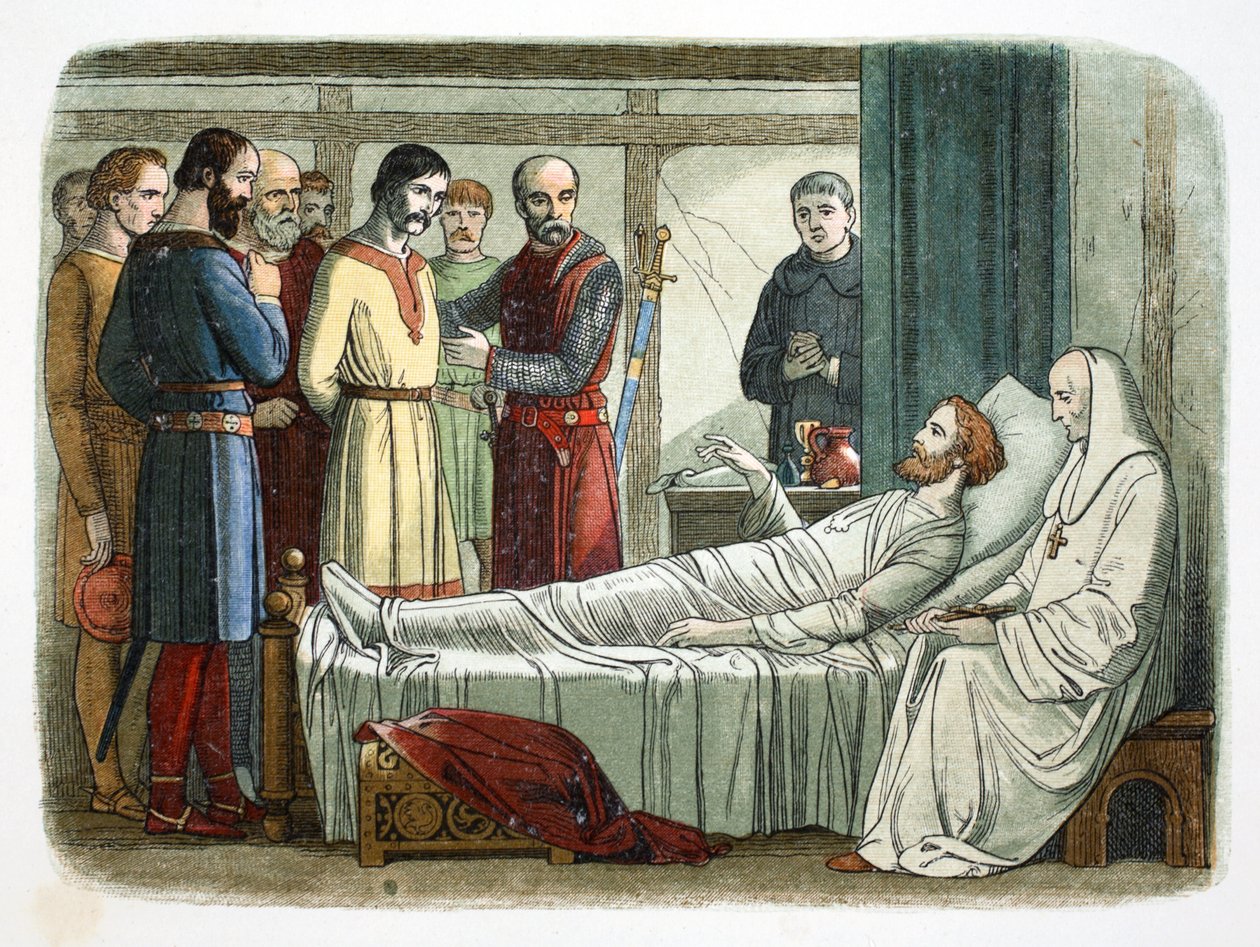 Englannin Richard I antaa anteeksi hänet ampuneelle jousiampujalle, 1199 1864. tekijältä James William Edmund Doyle