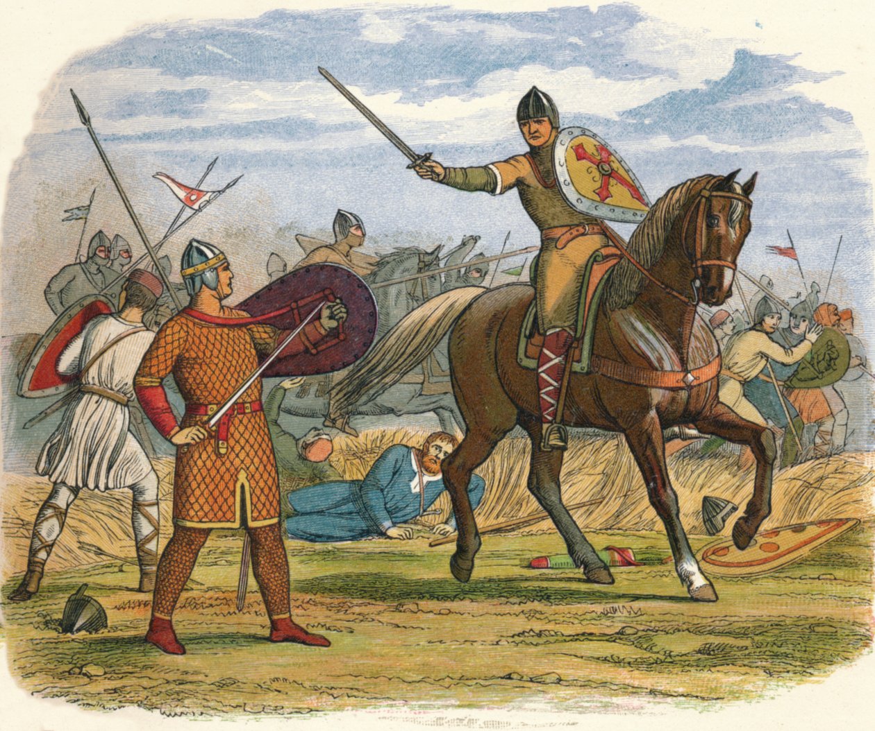 Robert vangittiin virkailija Baudrin toimesta, 1106 1864 tekijältä James William Edmund Doyle