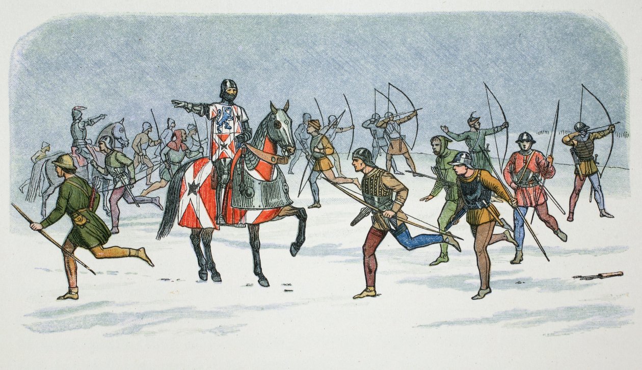 Lordi Fauconbergin strategia Towtonin taistelussa Yorkshiressa, 1461 1864. tekijältä James William Edmund Doyle