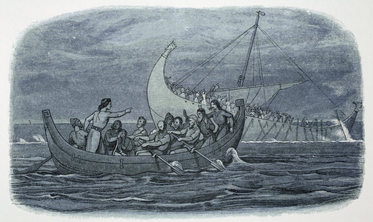 Valkoisen laivan hylky, Ranska, 1120 1864 tekijältä James William Edmund Doyle