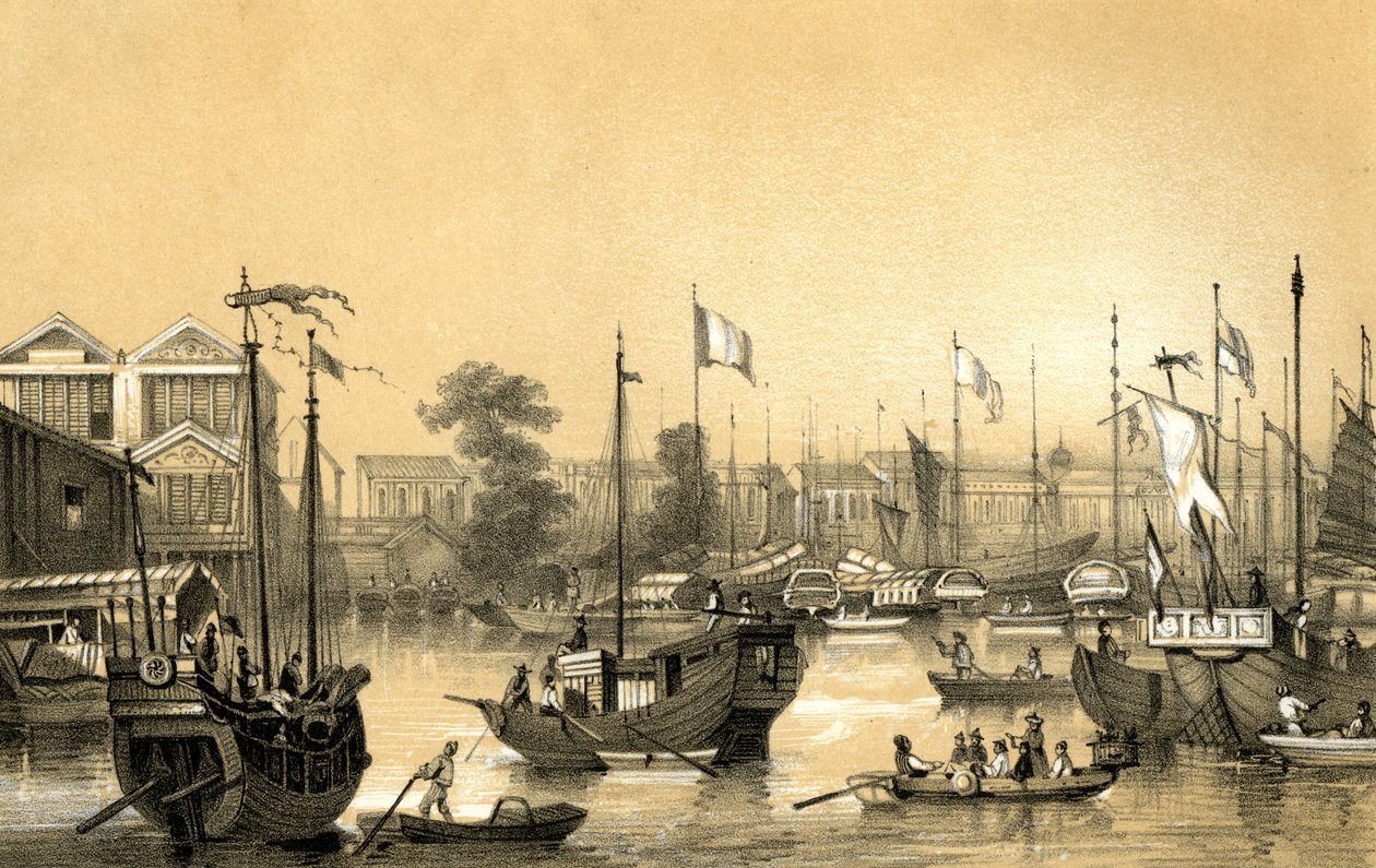 Englannin tehtaat Kantonissa, 1847 tekijältä James William Giles