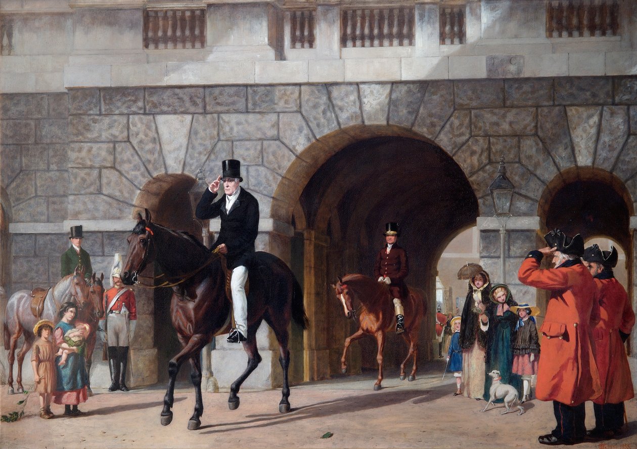 "Hänen viimeinen paluu velvollisuudesta", 1853. tekijältä James William Glass