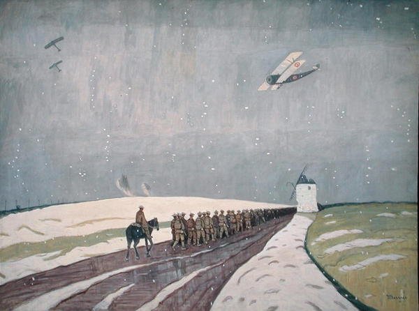 Kanadalaiset lumessa tekijältä James Wilson Morrice
