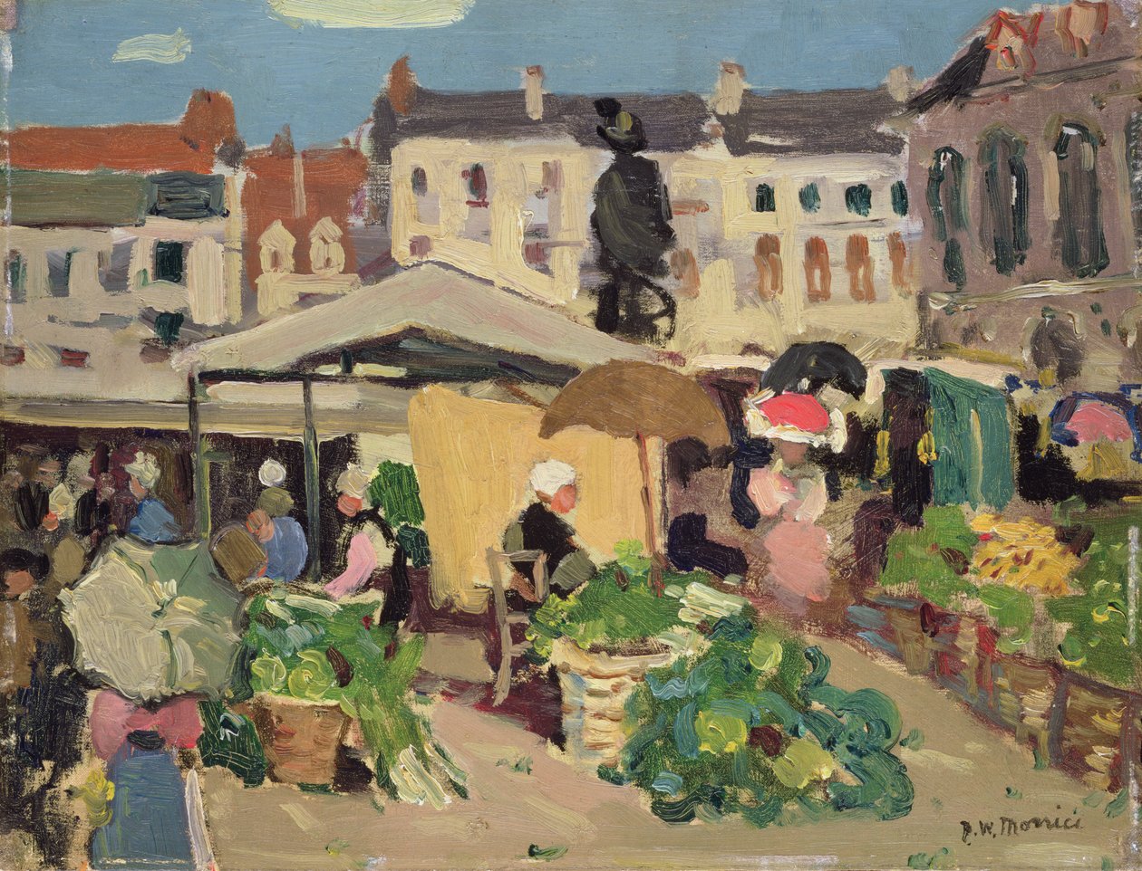 Markkinakohtaus tekijältä James Wilson Morrice