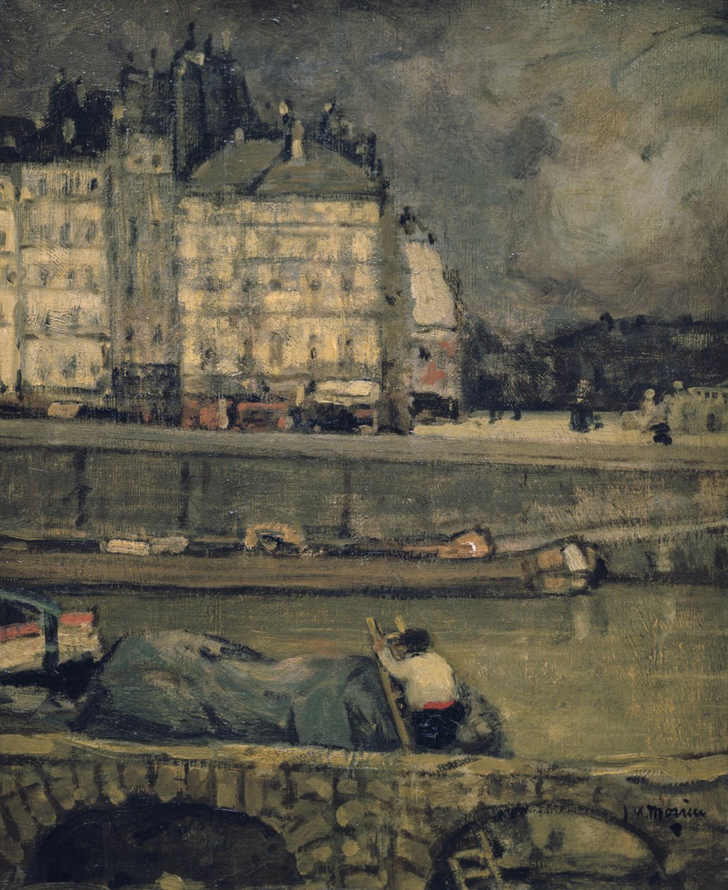 Seinen reunat, Pariisi, 1880-1924 tekijältä James Wilson Morrice