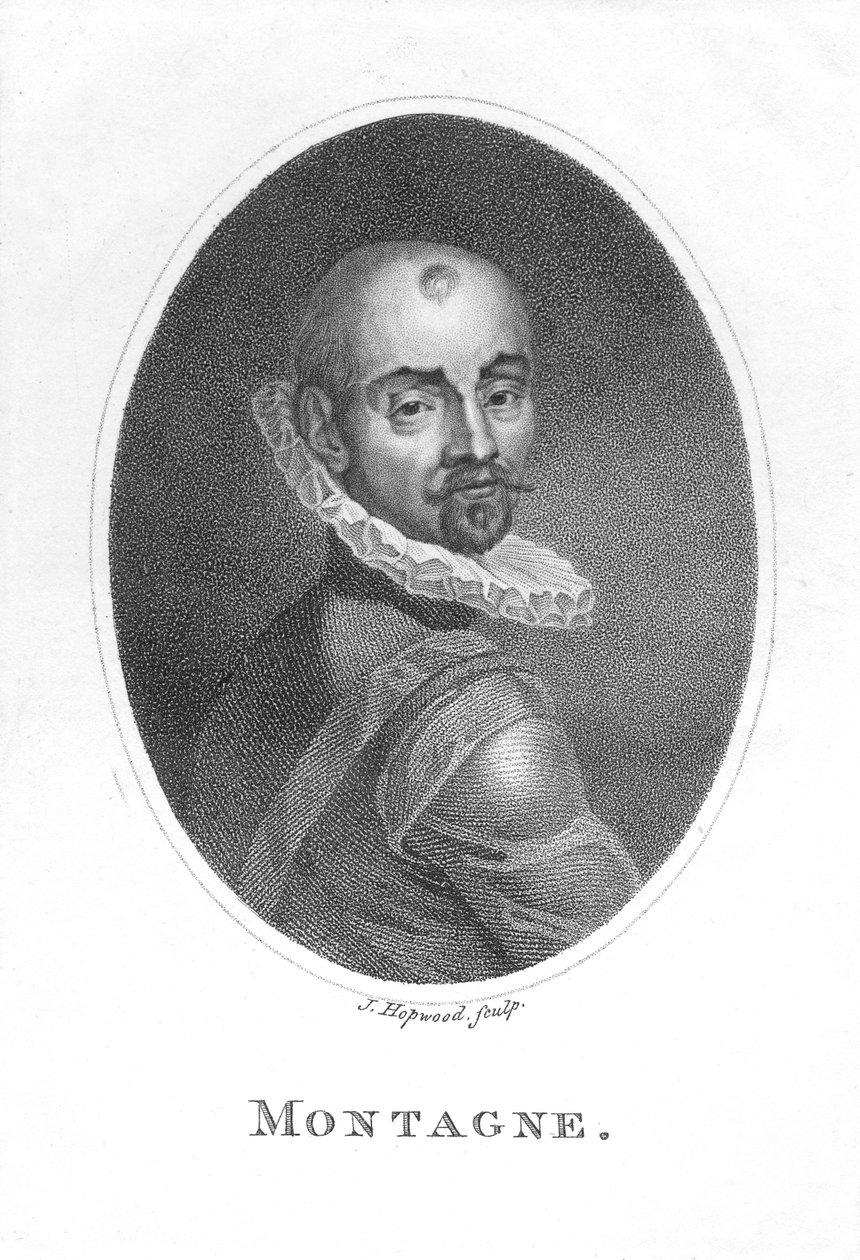 Michel de Montaignen muotokuva tekijältä James, the Elder Hopwood