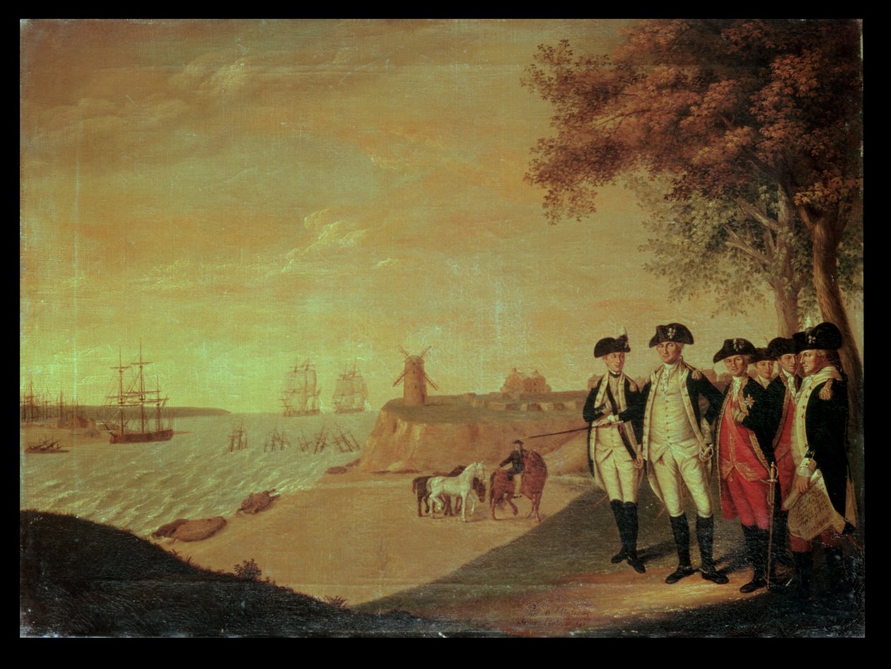 Washington ja kenraalit Yorktownissa tekijältä James the Elder Peale
