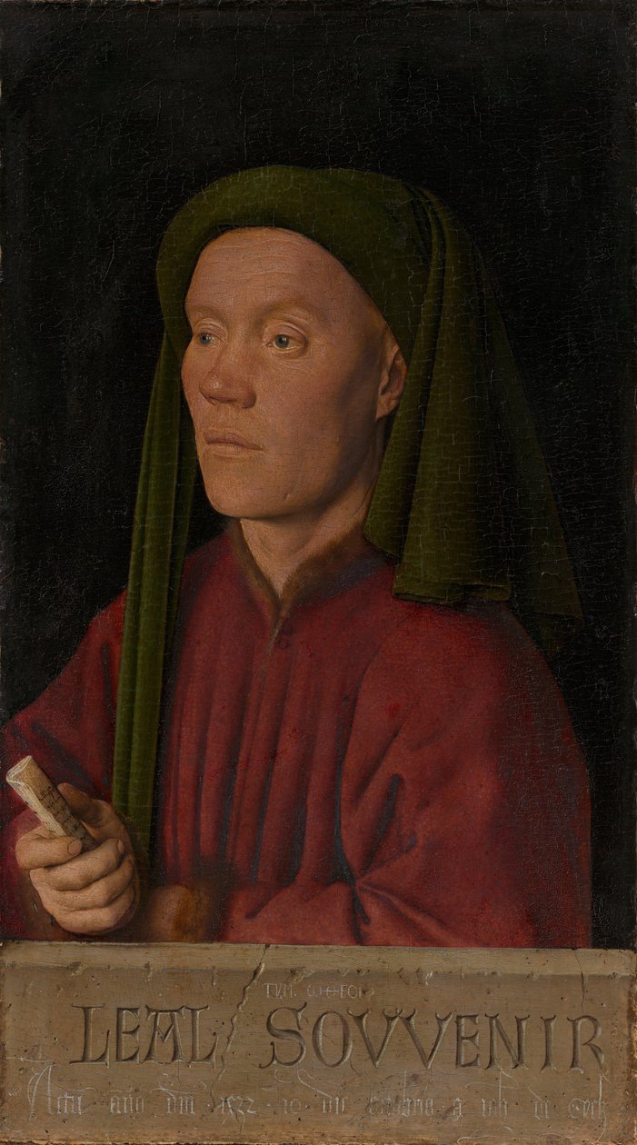 Nuoren miehen muotokuva, 1432 (paneeli) tekijältä Jan van Eyck