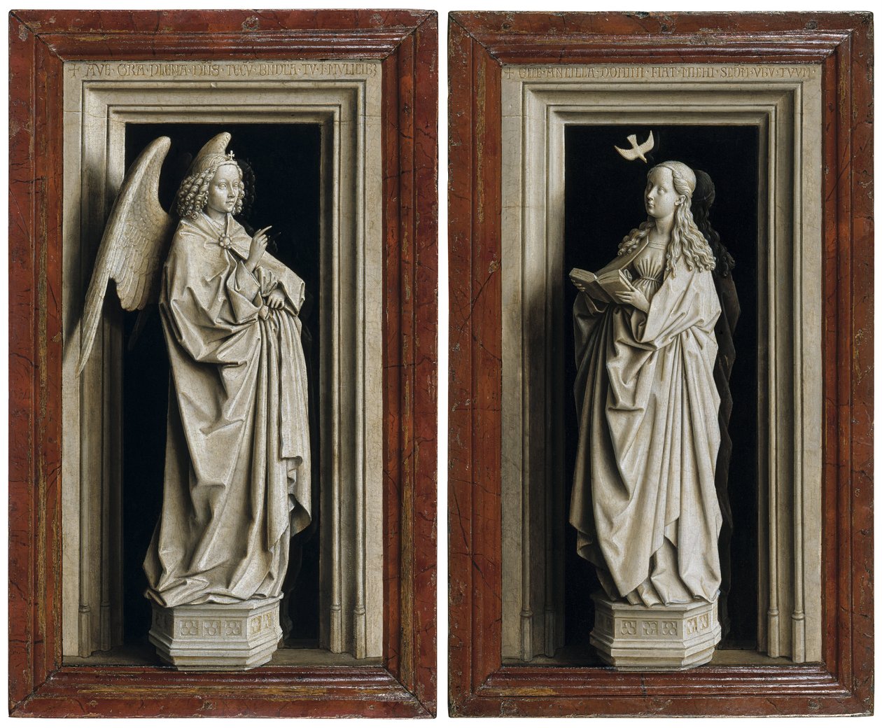 Ilmoitus Diptych tekijältä Jan van Eyck