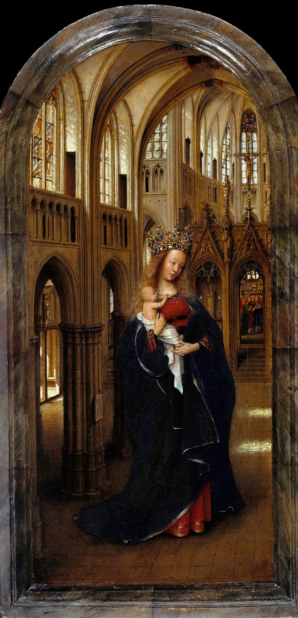 Madonna kirkossa tekijältä Jan van Eyck