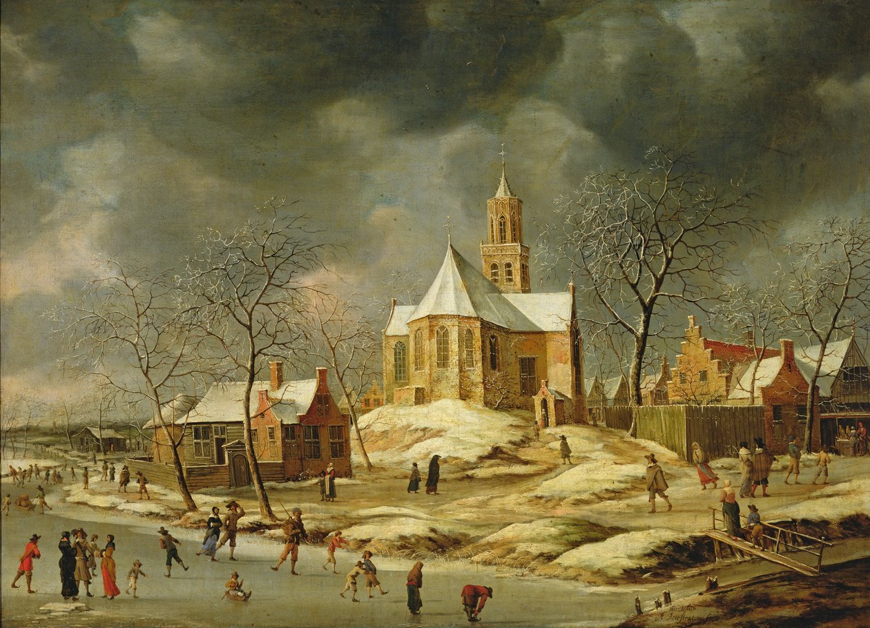 Midlumin kylä tekijältä Jan Abrahamsz. Beerstraten