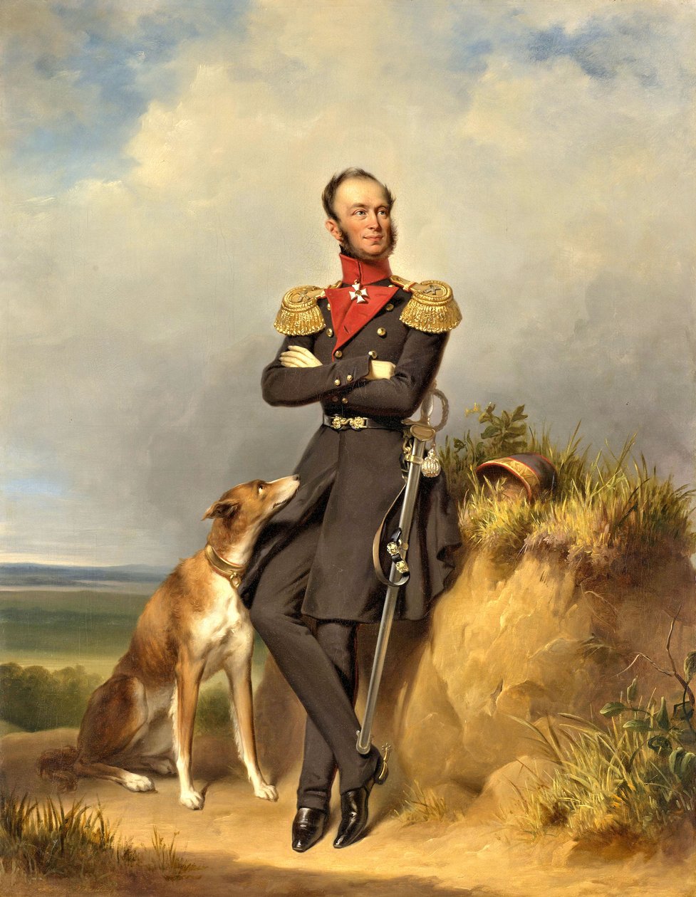 William II (1792-1849), Alankomaiden kuningas tekijältä Jan Adam Janszoon Kruseman