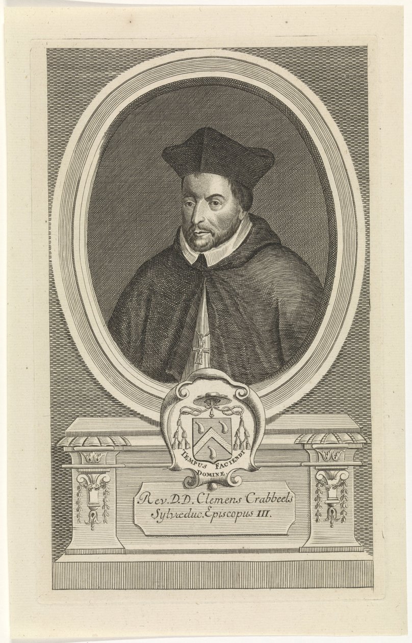 Clemens Crabeelsin muotokuva, kaiverrettu Jan Baptist Jongelinck tekijältä Jan Baptist Jongelinck