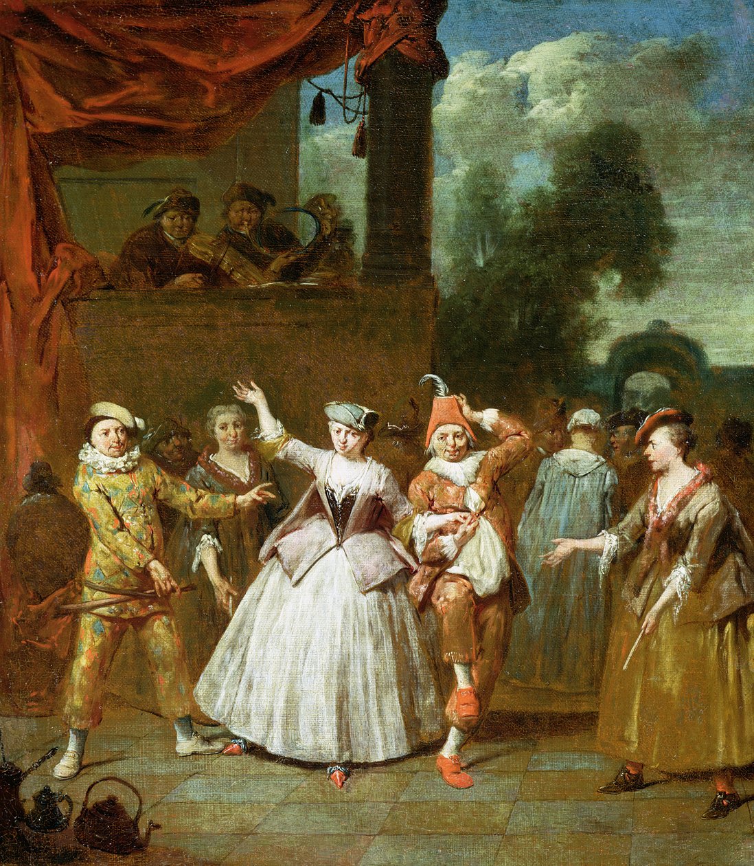 Näyttelijät Commedia dellArtesta tekijältä Jan Baptist Lambrechts