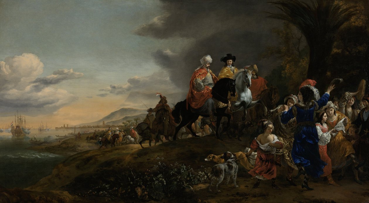 Hollannin suurlähettiläs matkalla Isfahaniin, 1653-59 tekijältä Jan Baptist Weenix