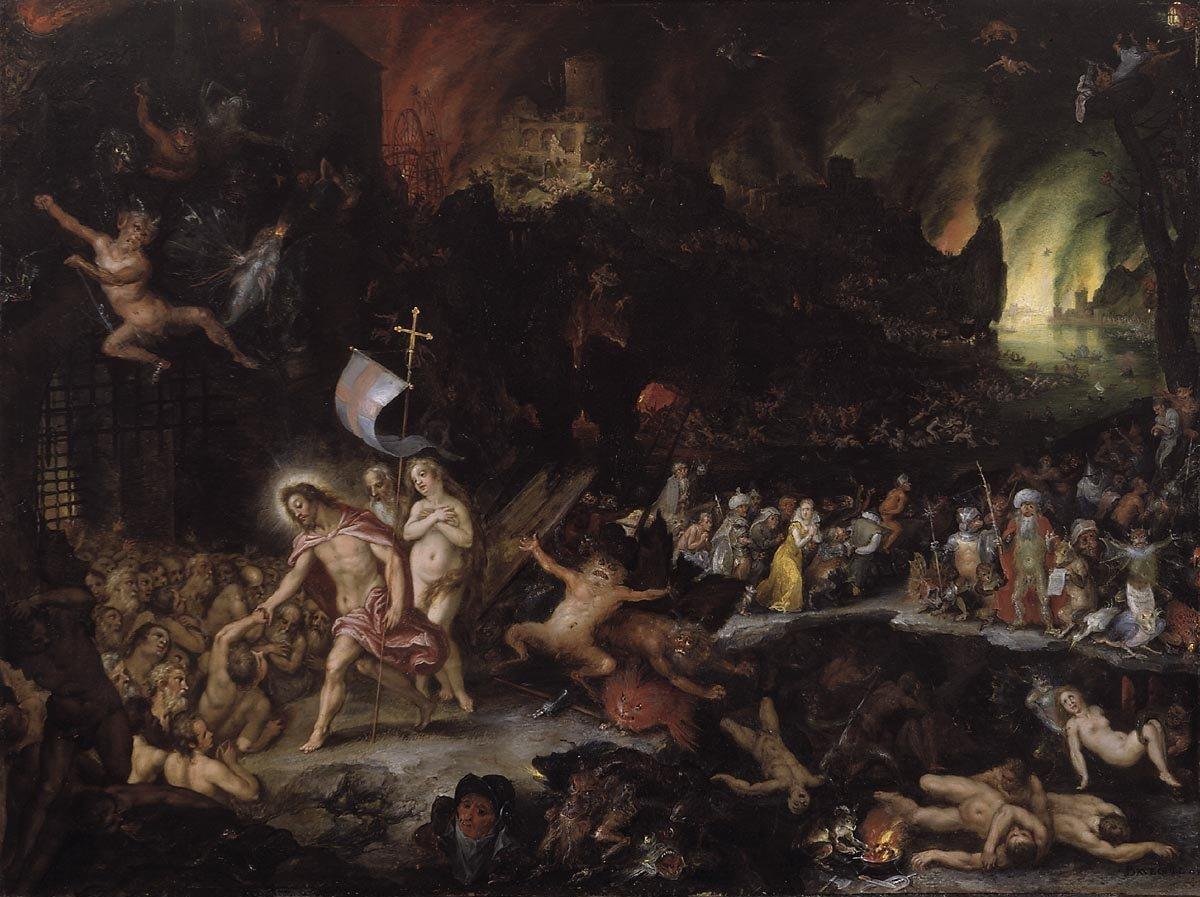 Christus het voorgeborchte tekijältä Jan the Elder Brueghel