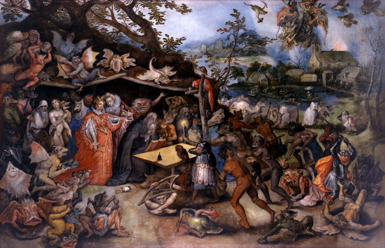 Sa _Antonio Abadin houkutukset tekijältä Jan the Elder Brueghel