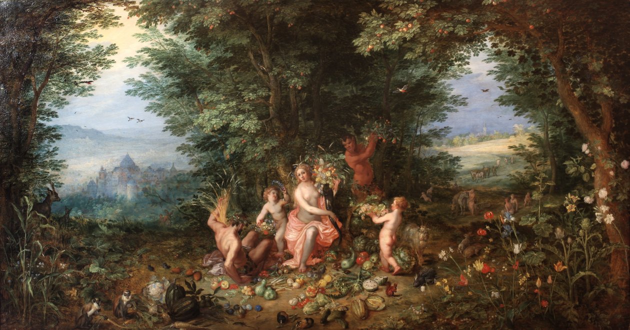 kuole Erde tekijältä Jan the Elder Brueghel
