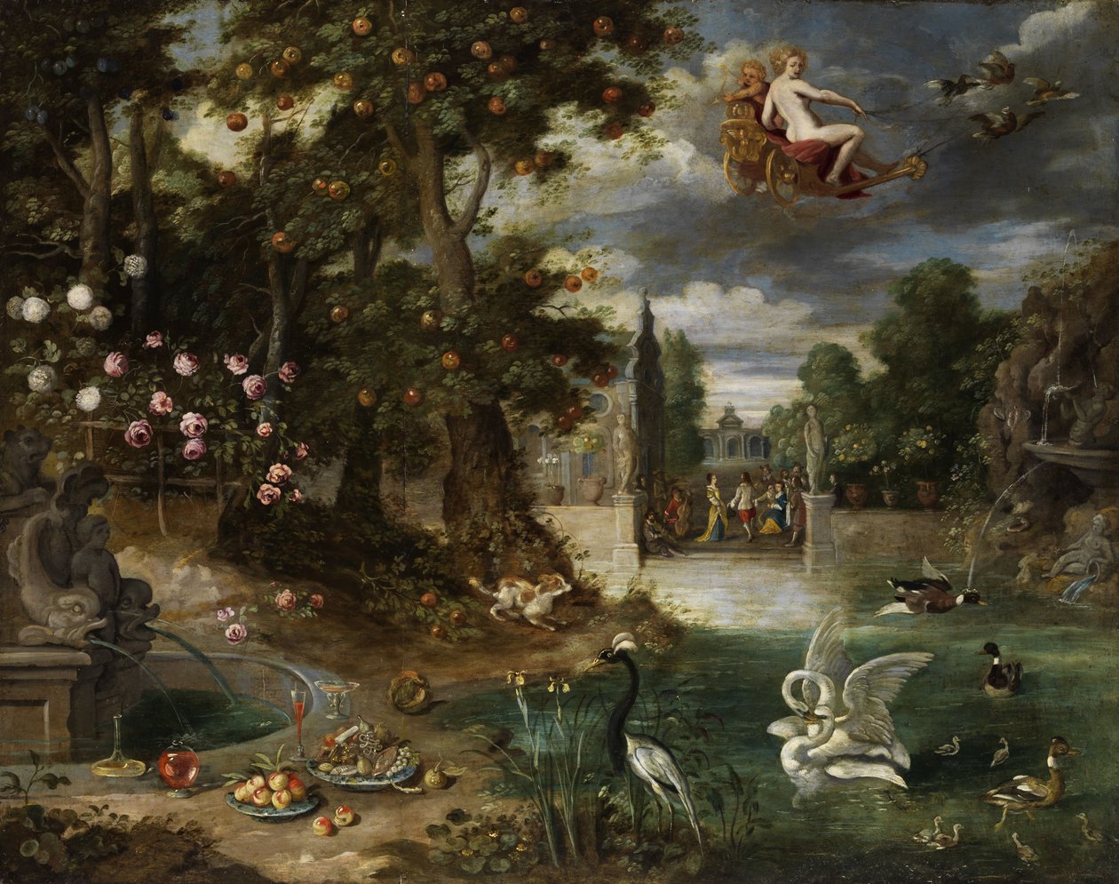 Triumphgaben der Liebe tekijältä Jan Brueghel the Younger
