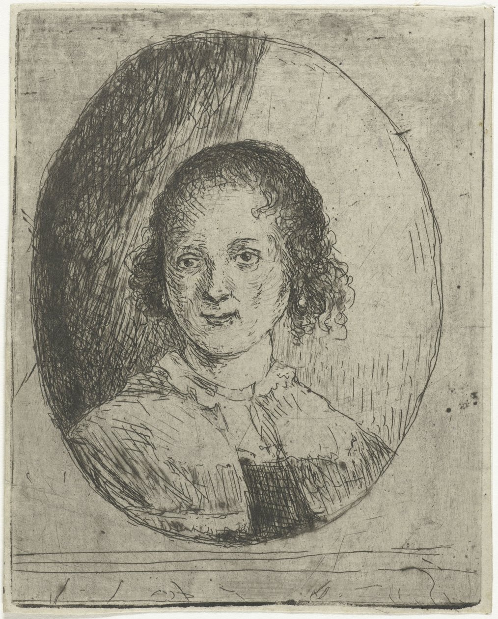 Portret van Christina Chalon ovelta välittäjä Jan Chalon tekijältä Jan Chalon
