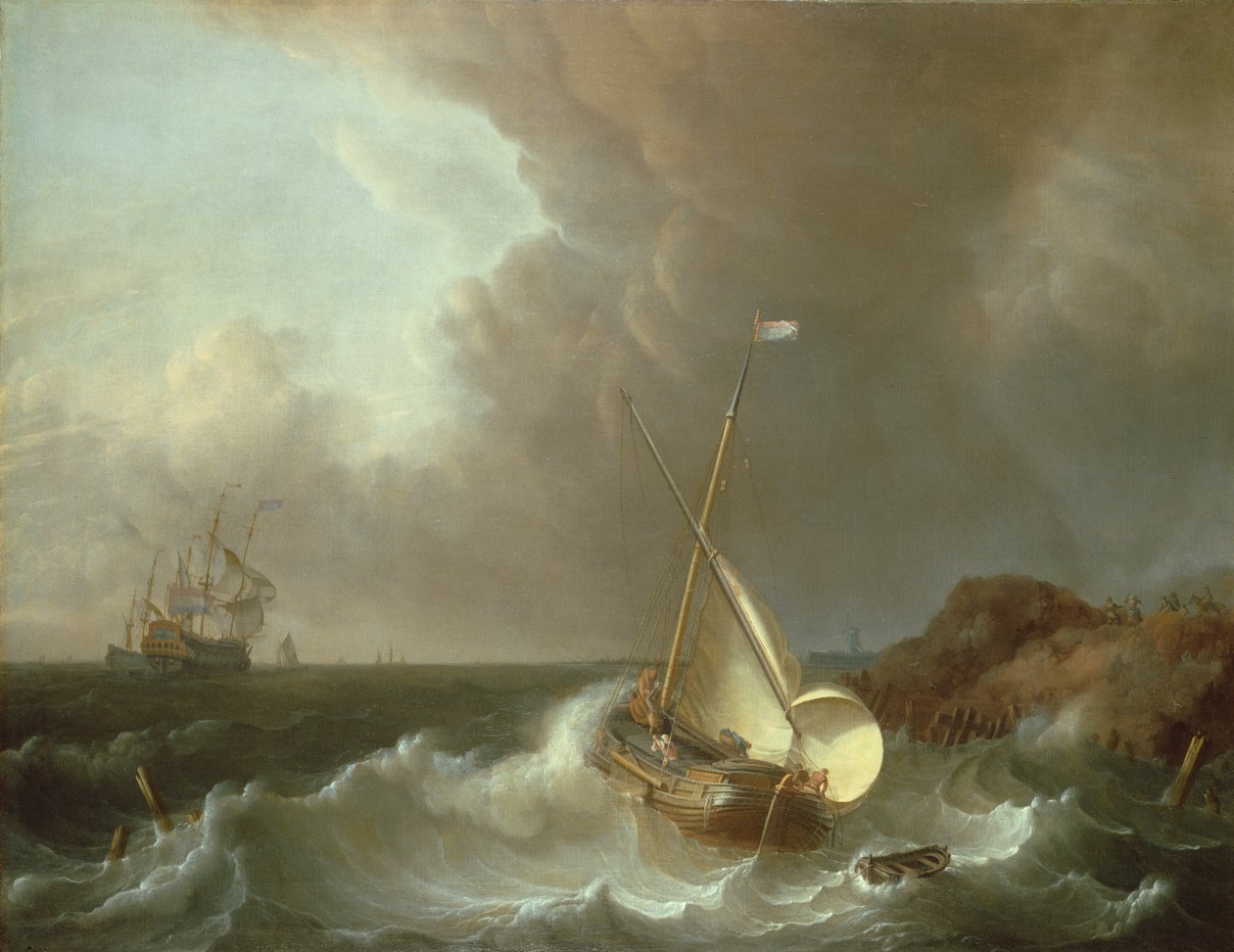 Galleon Stormy Seasissa tekijältä Jan Claesz Rietschoof